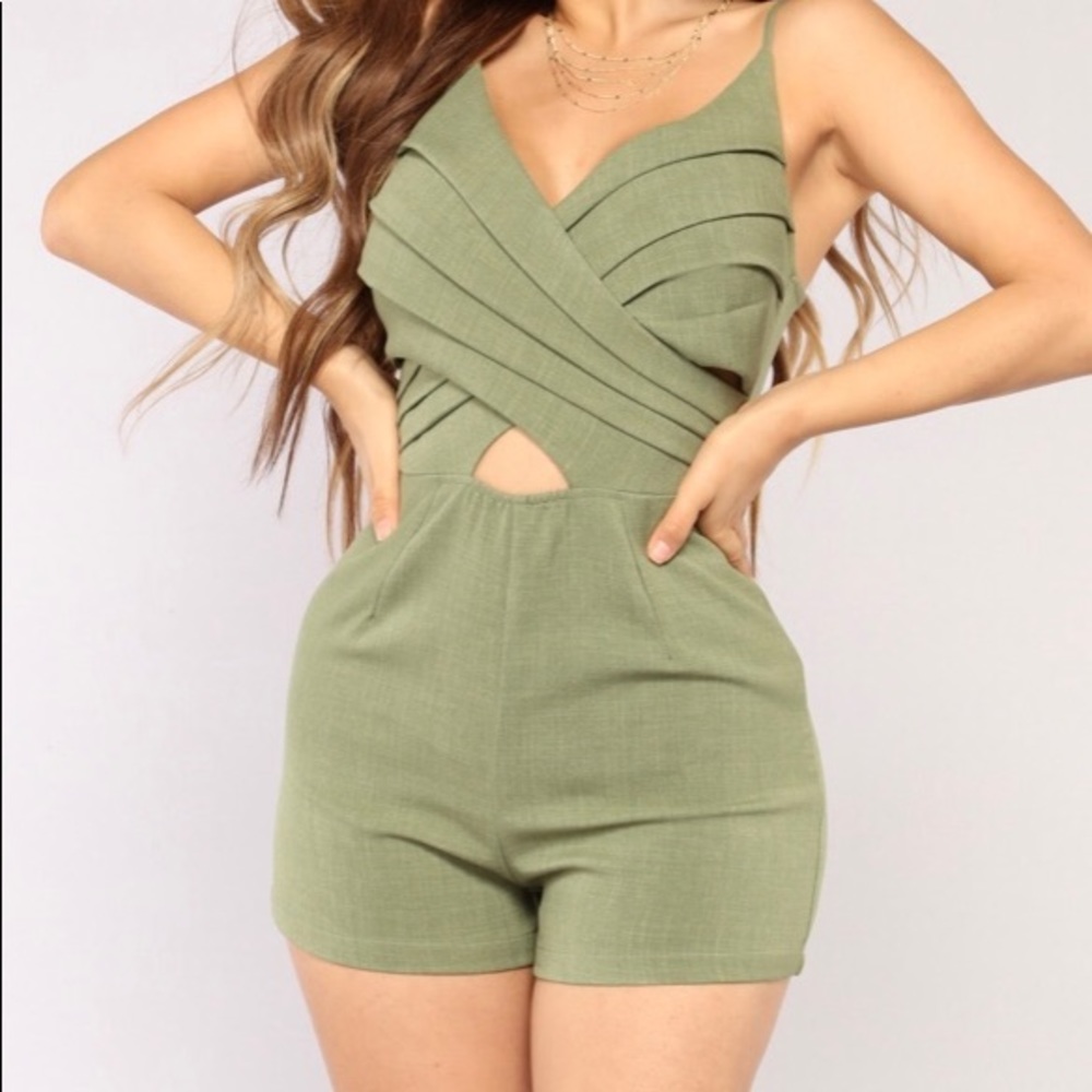 Olive romper